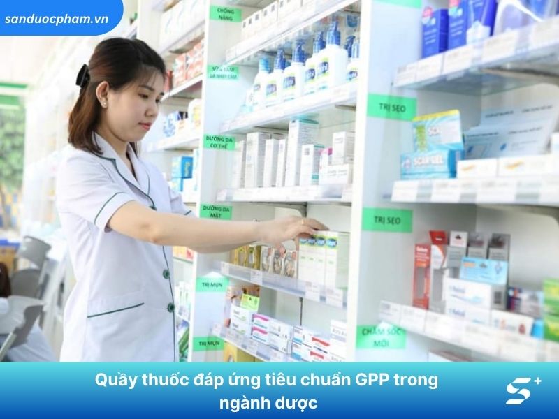 Quầy thuốc đáp ứng tiêu chuẩn GPP trong ngành dược