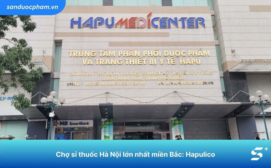 Chợ sỉ thuốc Hà Nội lớn nhất miền Bắc: Hapulico
