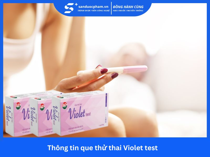 Thông tin về que thử thai Violet test