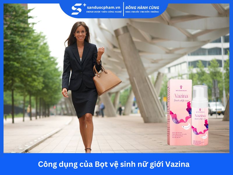 Công dụng của Bọt vệ sinh nữ giới Vazina